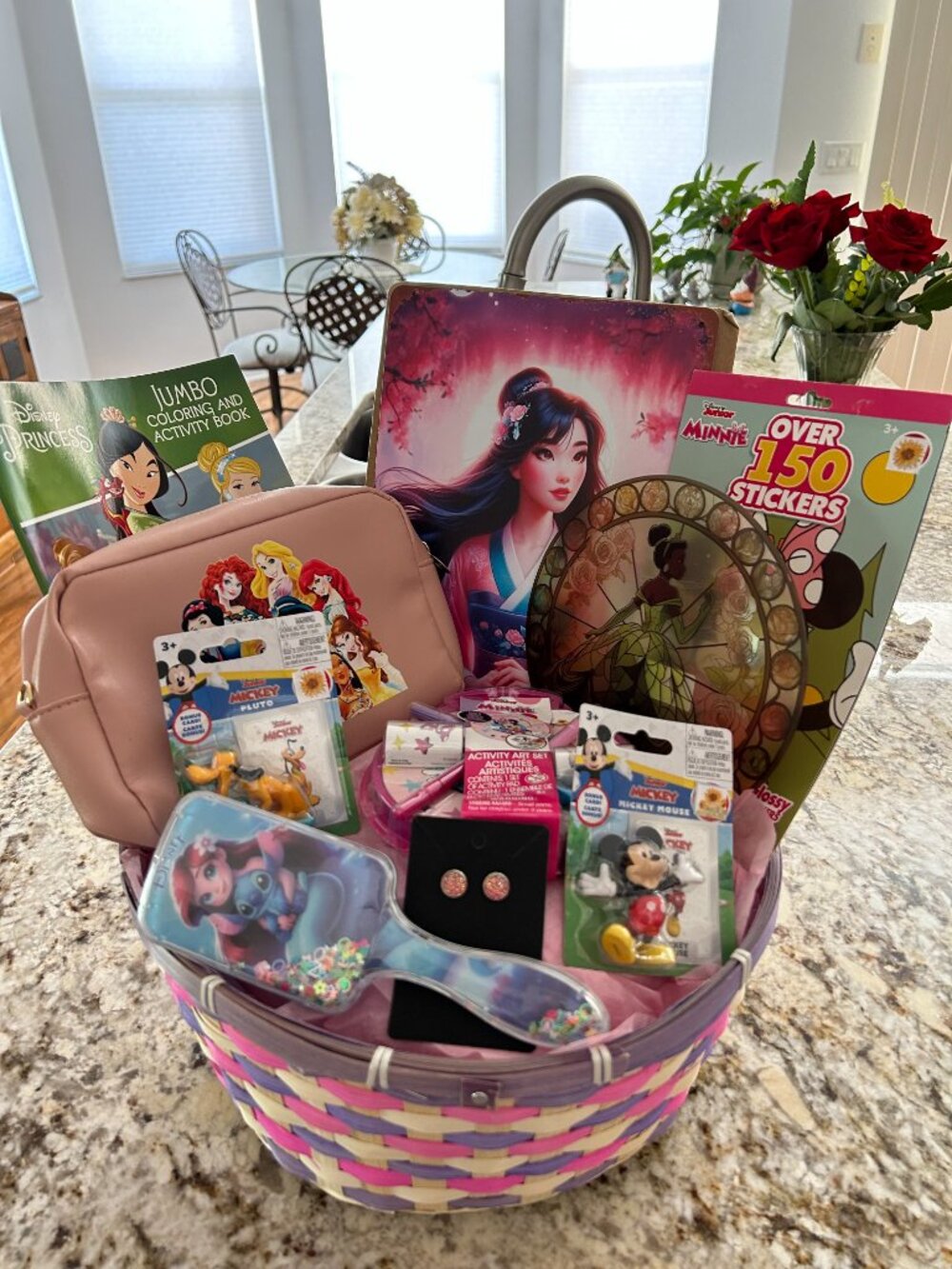 New Disney and Disney Princess Basket